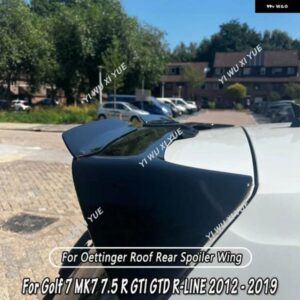 VW ゴルフ 7 GTI MK7 7.5 GTI GTD GTE R R-LINE 2009-2020 エッティンガースタイル ルーフ スポイラー エクステンション フラップ リアウイング