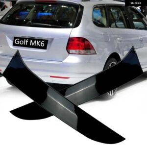 VW ゴルフ 6 MK6 バリアントワゴンリアウィンドウサイド スポイラー スプリッターカナード スポイラー スプリッター 装飾 2009-2012