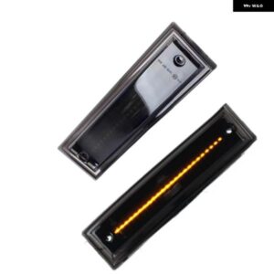 2X サイドマーカー ライト ダイナミック LED リピーター ウィンカーランプ 1981-1991 GMC SUBURBAN_ GMC 1981-1991 GMC JIMMY_ フルサイズ