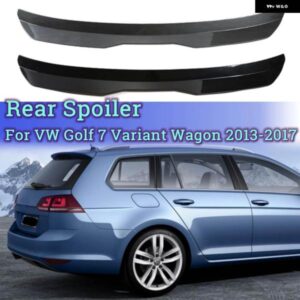 リアルーフリップ スポイラー ウィンドウ スポイラー ABS プラスチック ハッチバックリア トランク ウイング VW ゴルフ 7 バリアントワゴン 2013-2017
