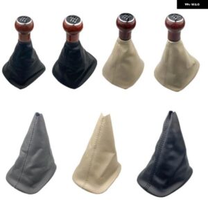 VW パサート B5 B5.5 35551 スタイリング 5/6スピードギア シフトノブ PU レザー ブーツケース