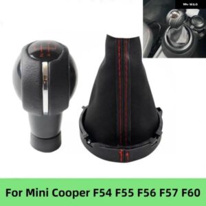 5/6速 マニュアル カースタイリングギア シフトノブ レバースティックペン GAITOR ブーツカバー 襟ミニクーパー F54 F55 F56 F57 F60