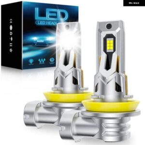 2個 80ワット ミニ H11 LED ヘッドライト 電球ハイパワー LED 30000LM CSP H11 LED CANBUS 自動車 ドライビングランプ H8 H9 ヘッドランプ 新