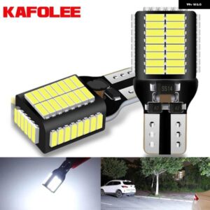 2個 4014 45-SMD チップセット T15 906 W16W LED バックアップ電球 CANBUS ハイパワー 6000K 912 921 リバースライト 12V