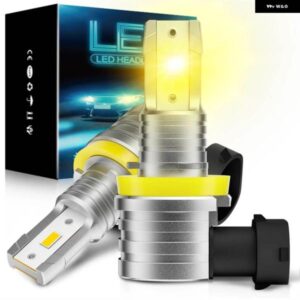 AILEO LED H11 3000K ライト 50000LM フォグライト 車 H7 H4 LED ヘッドライト 電球 H9 H8 9005 HB3 9006 HB4 6500K 超高輝度ファンレス