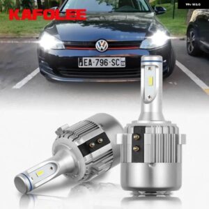 2X G2 ヘッドライト 電球 LED 72ワット 8000LM 超高輝度 6000 K クールホワイトロービーム VW パサート ゴルフ MK6 MK7 GTI ティグアン