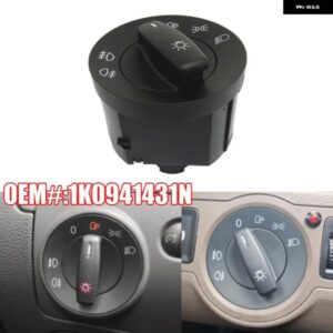 1K0941431AS 1K0941431N VW ゴルフ V 5 プラス VI 6 パサート B6 CC キャディー III トゥーラン EOS ヘッドライト フォグライト スイッチ