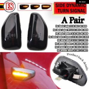 ダチア ローガン II サンデロ II ダスター サンデロ ステップウェイ リピーター ウインカー LED ウインカー インジケーター ダイナミック サイド マーカー