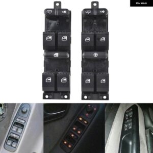 1J4959857A マスター パワーウィンドウ スイッチ ボタン レッドライト VW ゴルフ MK4 ジェッタ ボラ パサート セアト レオン トレド 1J4959857C 1J4959857D