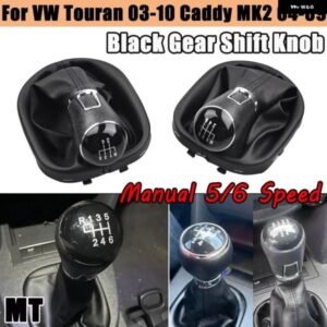 5/6スピード ゲートルブーツカバー ギア シフトノブ VW トゥーラン 2003/10/01 キャディー II 2 MK2 2004-2009
