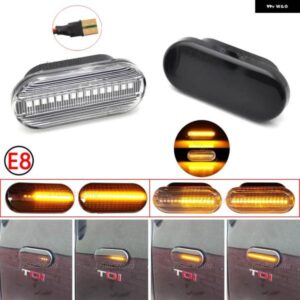LED ダイナミック サイドマーカー ウィンカーライト シーケンシャルウインカーシート イビサ 6L コルドバトレドレオンシュコダオクタビア ゴルフ 3 4
