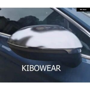 2個 マットクローム サイドミラー カバー VW パサート B8 バリアント ARTEON 2018-21 ブラッシュキャップ 2015 2016 2017