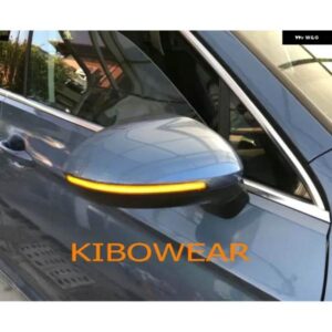 ダイナミックウインカー LED ウインカー VW パサート B8 バリアント ARTEON ライトミラー ブルー/イエロー 2015-22