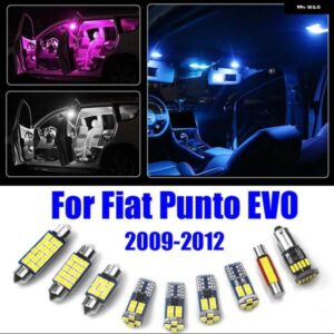 フィアット プント EVO 2009/12/01 11個 車 LED 電球 インテリア ドーム読書ランプドアバニティミラー トランク ライトアクセサリー