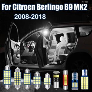 シトロエン ベルランゴ B9 MK2 II 2008-18 LED 電球 インテリア ライトアクセサリー