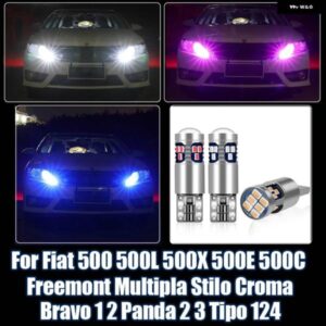 フィアット 500 500L 500X 500E 500C BRAVO 1 2 パンダ 2 3 TIPO 124 フリーモント MULTIPLA STILO CROMA 車幅パーキングライトアクセサリー