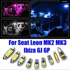 セアトレオン MK2 MK3 1P 5F FR イビサ 6J 6P MK5 車 LED 電球 インテリア ドーム読書ランプバニティミラー トランク ライトアクセサリー