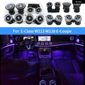 ターボ形状ノズル LED エアコンベント 64色 アンビエントライト REMERCEDES-BENZ E クラスクーペ AMG W213 W238