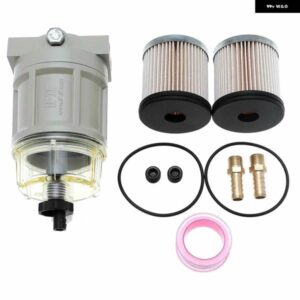 R12H R12T アップグレード 燃料水分離器マリン交換用 S3240 120AT NPT ZG1/4-19 スピンオンフィルター付属フィッティング 2 プラグ 2個