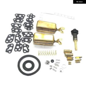 キャブリビルドキット EDELBROCK AFB 1400 1403 1404 1405 1407 1408 1409 1410 1411 1477 真鍮フロート 2個 付き