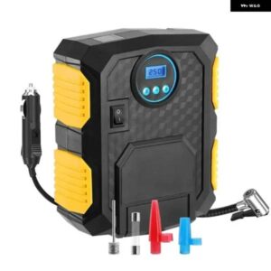 ポータブル 12V LCD ディスプレイタイヤインフレータブルポンプ タイヤエアコンプレッサー