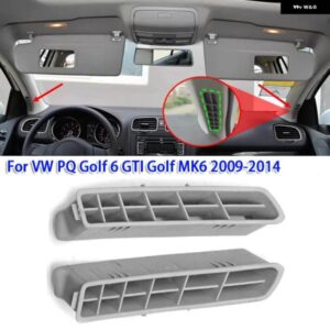 1ペア A ピラーインナーエアコンアウトレットパネル VW PQ ゴルフ 6 GTI ゴルフ MK6 2009-2014