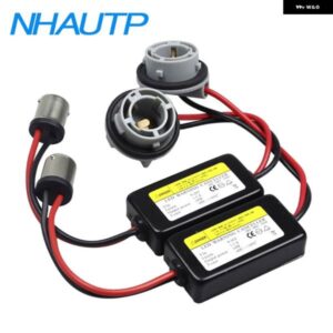1ペア アップグレード 1156 P21W PY21W LED デコーダ BA15S BAU15S CANBUS ケーブル負荷抵抗アンチちらつき 9-16 V