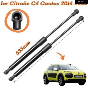 数量 2 カーボン トランク ストラット シトロエン C4 カクタス SUV 2014-2020 535MM リアテールゲート ブーツリフト ガススプリングショック対応