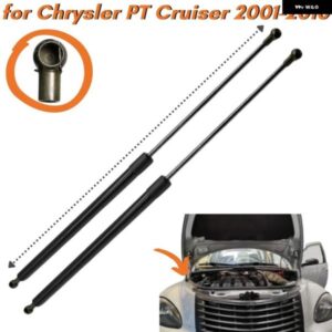数量 2 ボンネットストラット クライスラー PT クルーザー 2001-2010 フロントボンネット ガススプリング ショックアブソーバー リフト サポート
