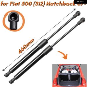 数量 2 カーボン トランク ストラット FIAT 500 312 ハッチバック 2007- 460MM リア テールゲート ブーツ リフト サポート ガス スプリング ショック