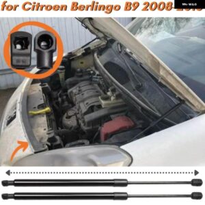 数量 2 ボンネットストラット シトロエン ベルランゴ/パートナー B9 2008-2018 フロントボンネット ガススプリング ショックアブソーバー リフト サポート