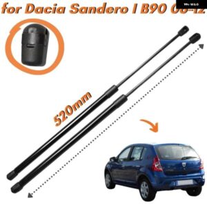 数量 2 トランク ストラット SANDERO I B90 ハッチバック 2008-2012 リアテールゲート ブーツリフト サポート ショックアブソーバーダンパー