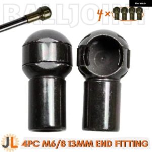 13MM M8 めねじガス スプリング ストラット リフト サポート ボール スタッド ソケット ジョイント ベアリング エンド フィッティング コネクタ 交換用数量
