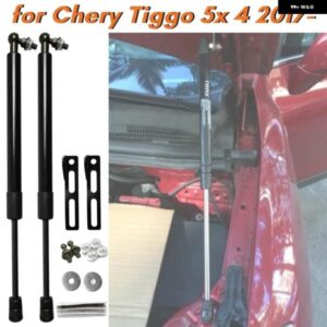 数量 2 ボンネットストラット CHERY TIGGO 5X 4 2017-PRESENT フロントボンネット ショックアブソーバー リフト サポート ガススプリング アームバー