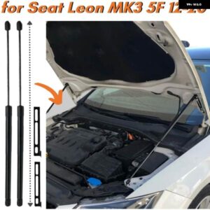 数量 2 フード ストラット シート レオン MK3 5F 2012-2020 フロント ボンネット フード ガス ストラット スプリング ダンパー ショックアブソーバー プロペ