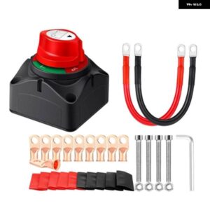 バッテリー切断スイッチ 12V-48V バッテリーカットオフスイッチケーブル パワーカットマスタースイッチ