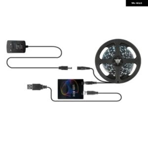 AU05 -5V USB LED ライトストリップアンダーキャビネットライトベッドライトテレビバックライト寝室ホーム DIY ライト EU プラグ