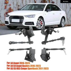 4個 フロントリアサスペンション高さセンサー A4 S4 A5 RS5 S5 16-23 ヘッドライト レベルセンサー 8W0941286E 8W0941309C 部品