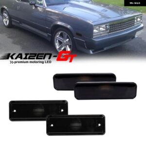 シボレー フロント/リアバンパー サイドマーカー ライトカバー ハウジング エルカミノマリブ GMC カバレロ 1978-1987 バルブ 無