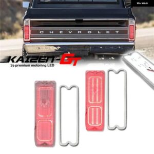 シボレー 赤色 LED リアテール/ブレーキライト テールランプ アセンブリ GMC トラック フリートサイド/ワイドサイド 1967 1968