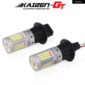 シボレー 車 T20 W21W 7440 LED デュアルカラーホワイト/レッド CANBUS LED 電球 マツダ MX-5 カマロバックアップ