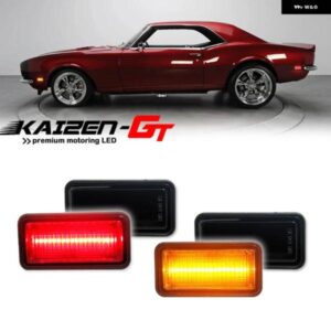 シボレー LED フロント/リアバンパー サイドマーカー ライト カマロカプリスシェベルコルベットインパラノバ C10 ピックアップとサバーバン