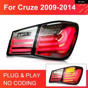 シボレー 1ペア テールライト アセンブリ クルーズ 2009-2014 テールライト LED ランニングターニングブレーキリア テールライト