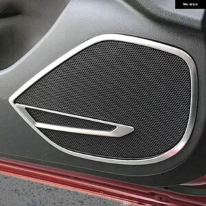 ビュイック リーガル 2017 2018 2019 ステンレスドアスピーカー オーディオ ホーンフレームカバー トリム アクセサリー 8個