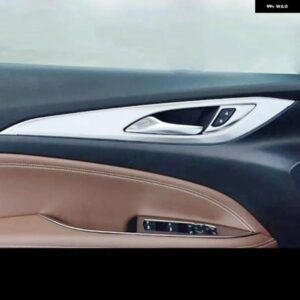 ビュイック リーガル 2017 2018 2019 ステンレスインナードアボウルプロテクターフレームカバー トリム アクセサリー 4個