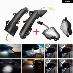 ダイナミック LED ウインカー ウインカー シュコダ オクタビア MK3 A7 5E VW T-ROC TROC T-CROSS アンダーミラー ライト パドルランプ