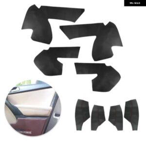 VW ティグアン 2008/12/01 4個 インテリア ドアハンドルパネル アームレスト マイクロファイバーレザー カバー 装飾