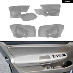 VW ゴルフ 5 MK5 ジェッタ 2005/10/01 グレードア アームレスト パネルマイクロファイバーレザー カバー 4 ドア専用