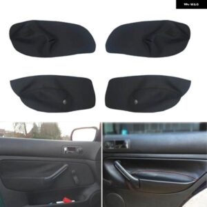 VW ゴルフ 4 MK4 ジェッタ 1998 - 2005 マニュアル コントロールウィンドウ 4個 ドアハンドル アームレスト パネルマイクロファイバーレザー カバー 装飾