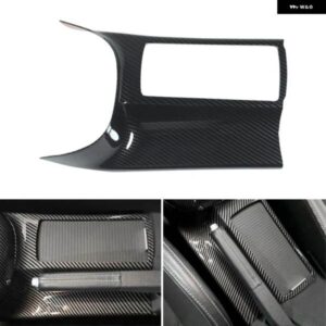 VW ゴルフ 6 MK6 2008-2012 カーセンターコントロールウォーターカップホルダーフレームカバー トリム インテリア アクセサリー ABS カーボン